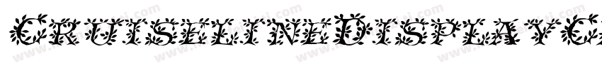 CruiselineDisplayCaps Italic字体转换